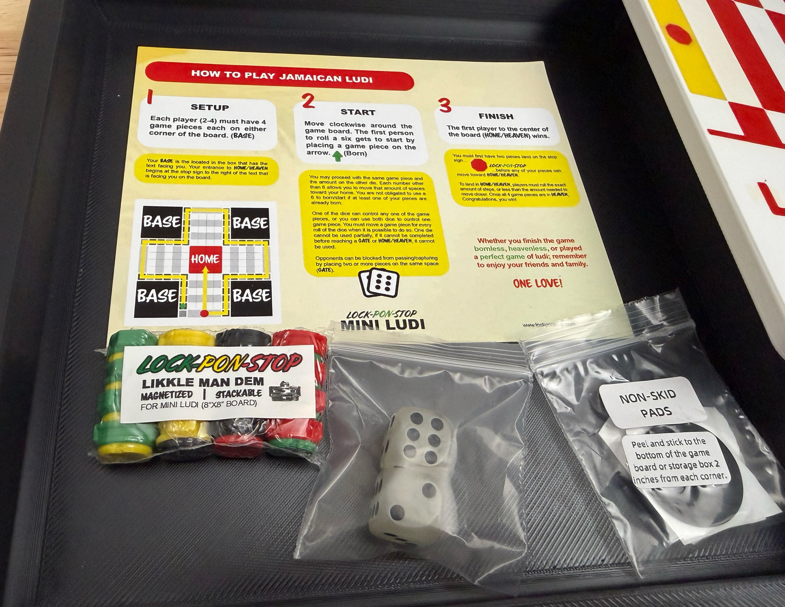 Lock-Pon-Stop Mini Ludi Faith Jesus Collectable Board Game