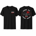 Drone Banditz “Learn • Fly • Share • Repeat” Front & Back T-Shirt
