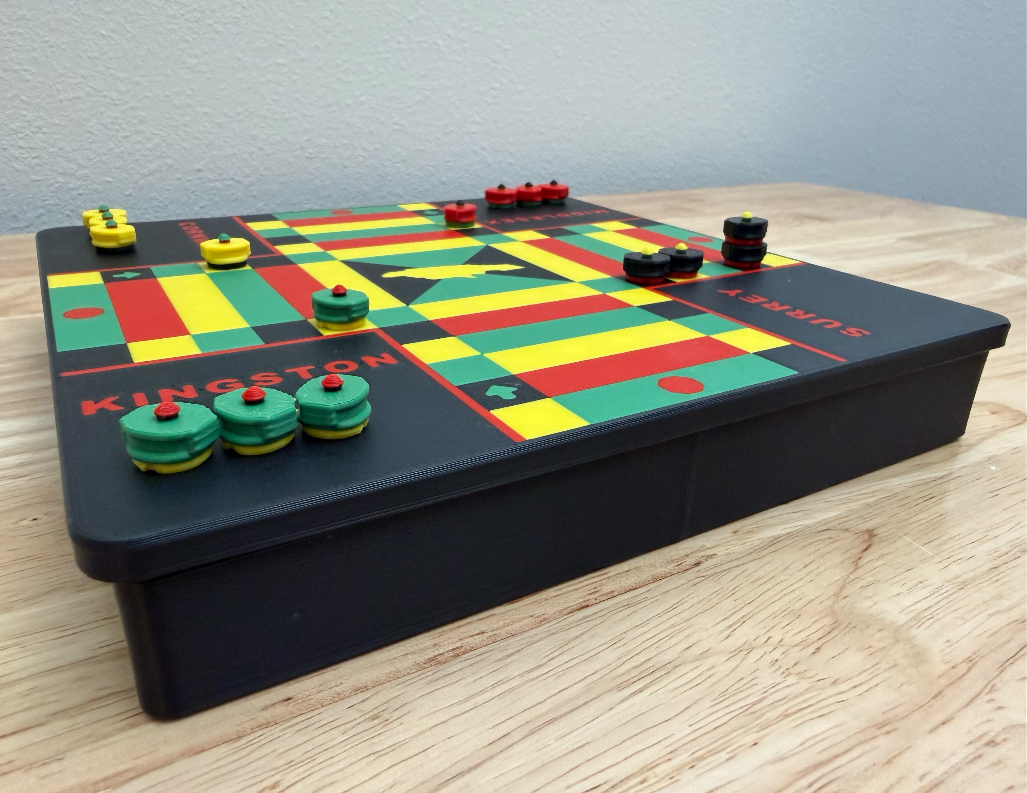 Lock-Pon-Stop Counties & Capital Collectable Ludi Board Game