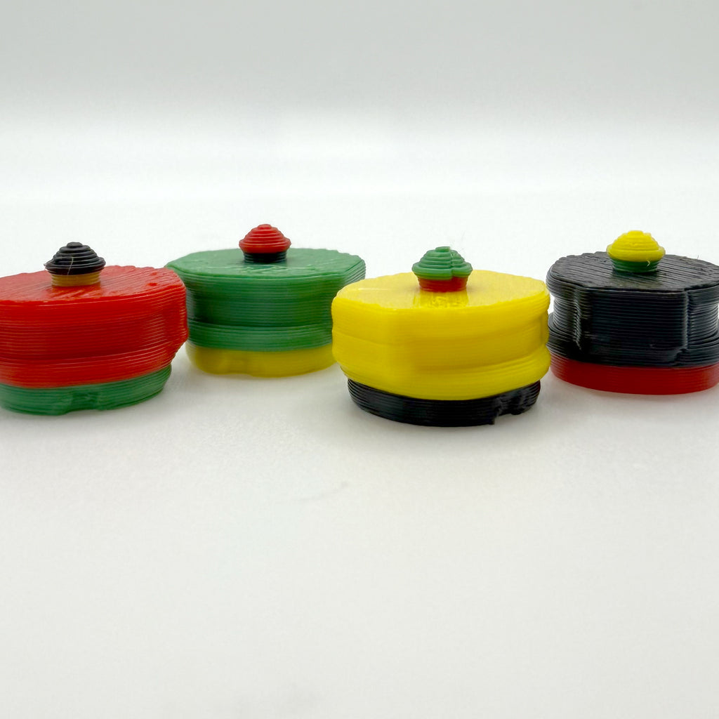 Lock Pon Stop "Likkle Man Dem" Magnetic Ludi Pieces (16-Pack)