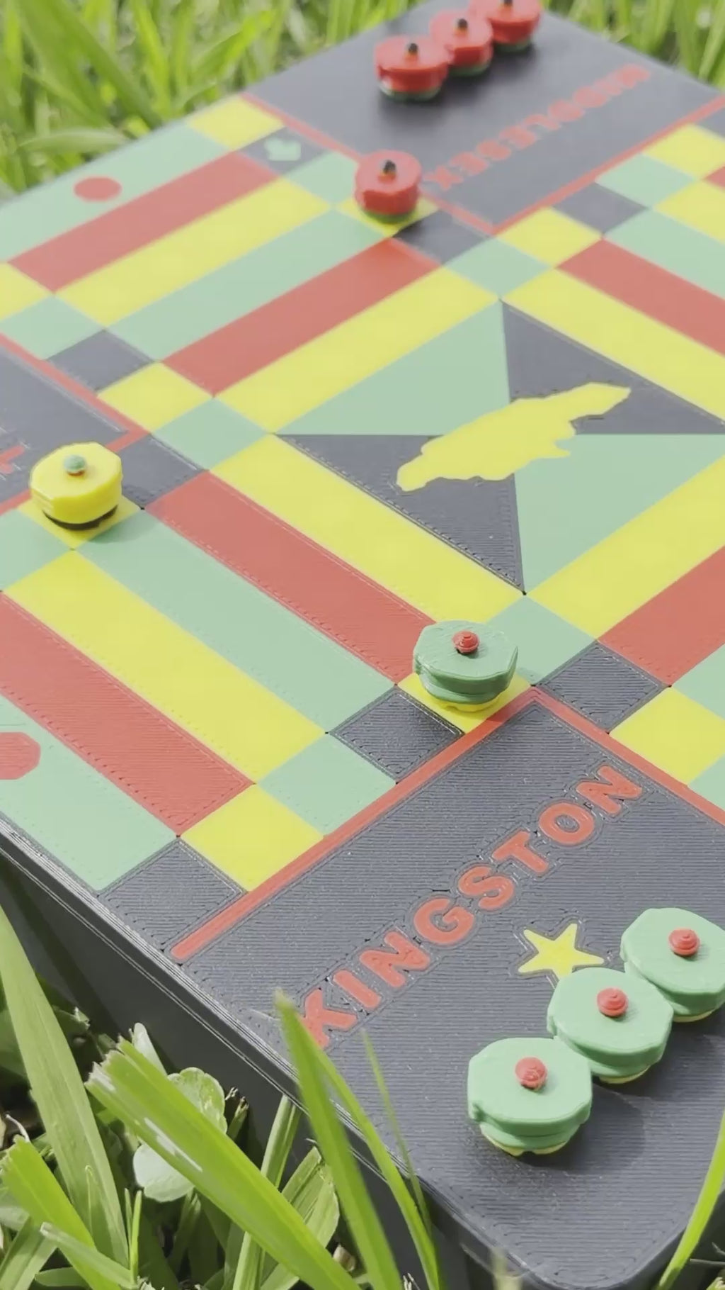 colorful mini ludi board by lock pon stop with mini game pieces video
