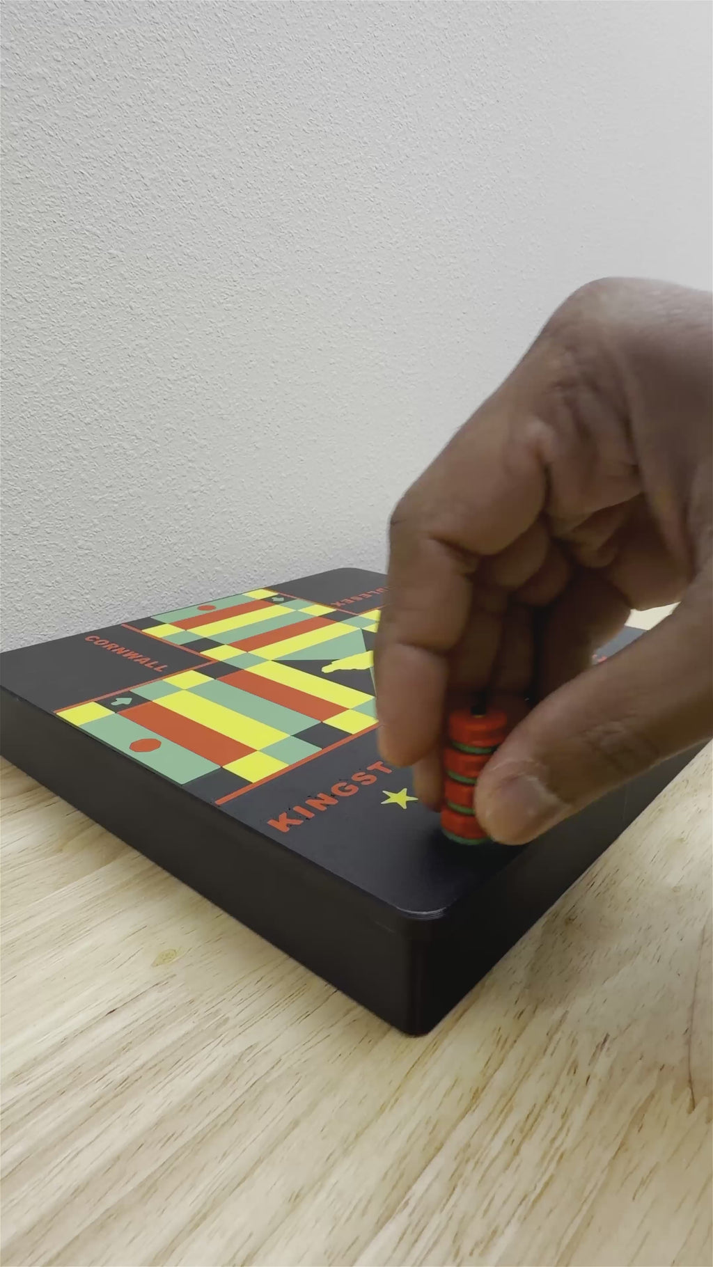Lock Pon Stop "Likkle Man Dem" Magnetic Ludi Pieces (16-Pack)